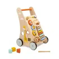 Eurekakids Trotteur en Bois Jungle 12M+- bebemaman