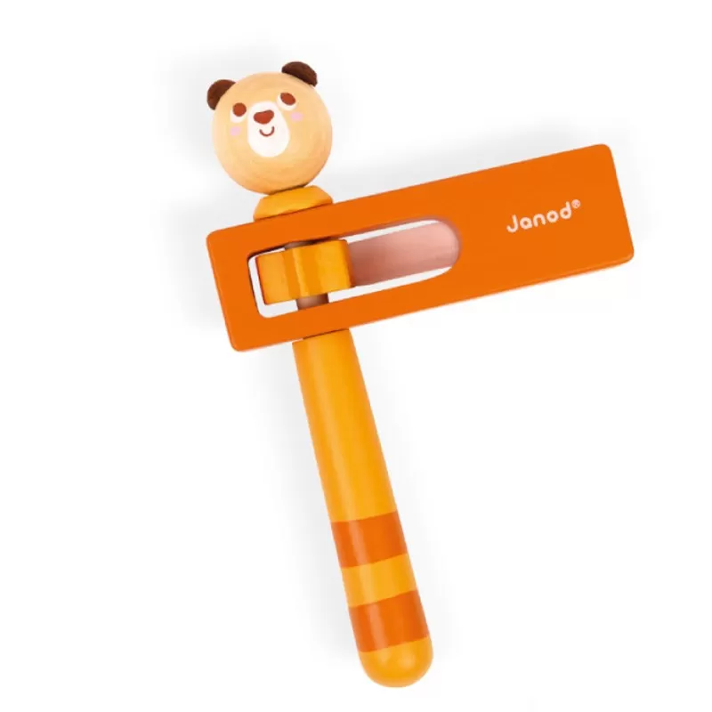 Janod Crécelle en bois – Ours