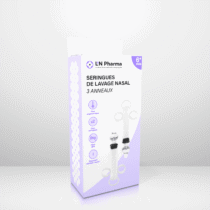 Seringues de lavage nasal L2N pour bébé dès 6 mois avec 3 anneaux – nettoyage nasal sécurisé