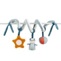 Spirale d’activités Nattou Félix & Léon : jouet nomade avec grelot, miroir et textures variées. Idéal pour poussette, siège-auto ou lit bébé.