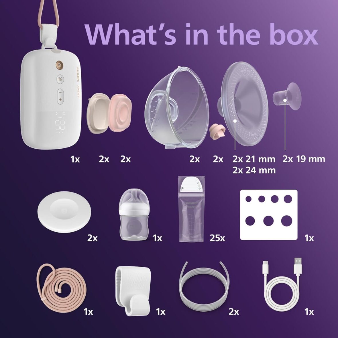 Philips Avent Tire-lait Electrique Double – Main Libre – 7 – bebemaman