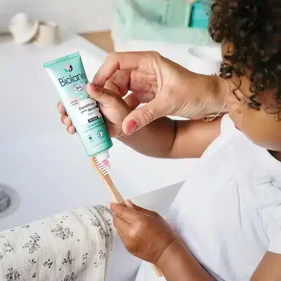 Biolane Dentifrice Bio Vert 50 ml -3- bebemaman