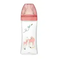 DODIE Sensation+ Biberon anti-colique rose 6 mois 330ml