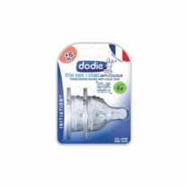 Dodie Lot de 2 Tétines rondes 3 vitesses D4 6m+