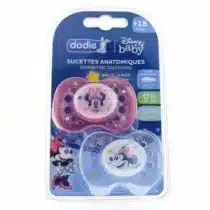 Dodie sucettes anatomiques Disney Rose 18m+