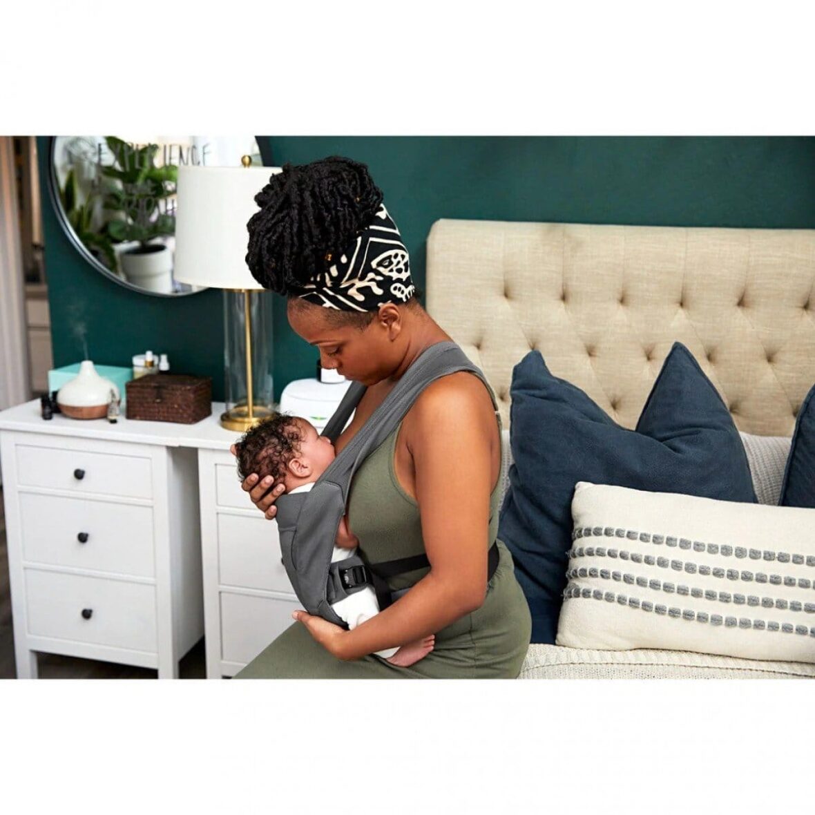 Ergobaby Porte-Bébé Embrace Mesh Soft Air Noir Délavé 5