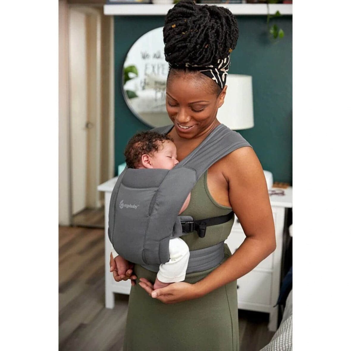 Ergobaby Porte-Bébé Embrace Mesh Soft Air Noir Délavé 7
