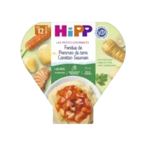 Hipp Fondue de Pommes de terre Carottes Saumon 12m+