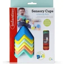 Infantino gobelets sensoriels et balles d’activités bébé