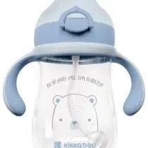 KikkaBoo Tasse à Bec Verseur 300ml Bleu Bear with me