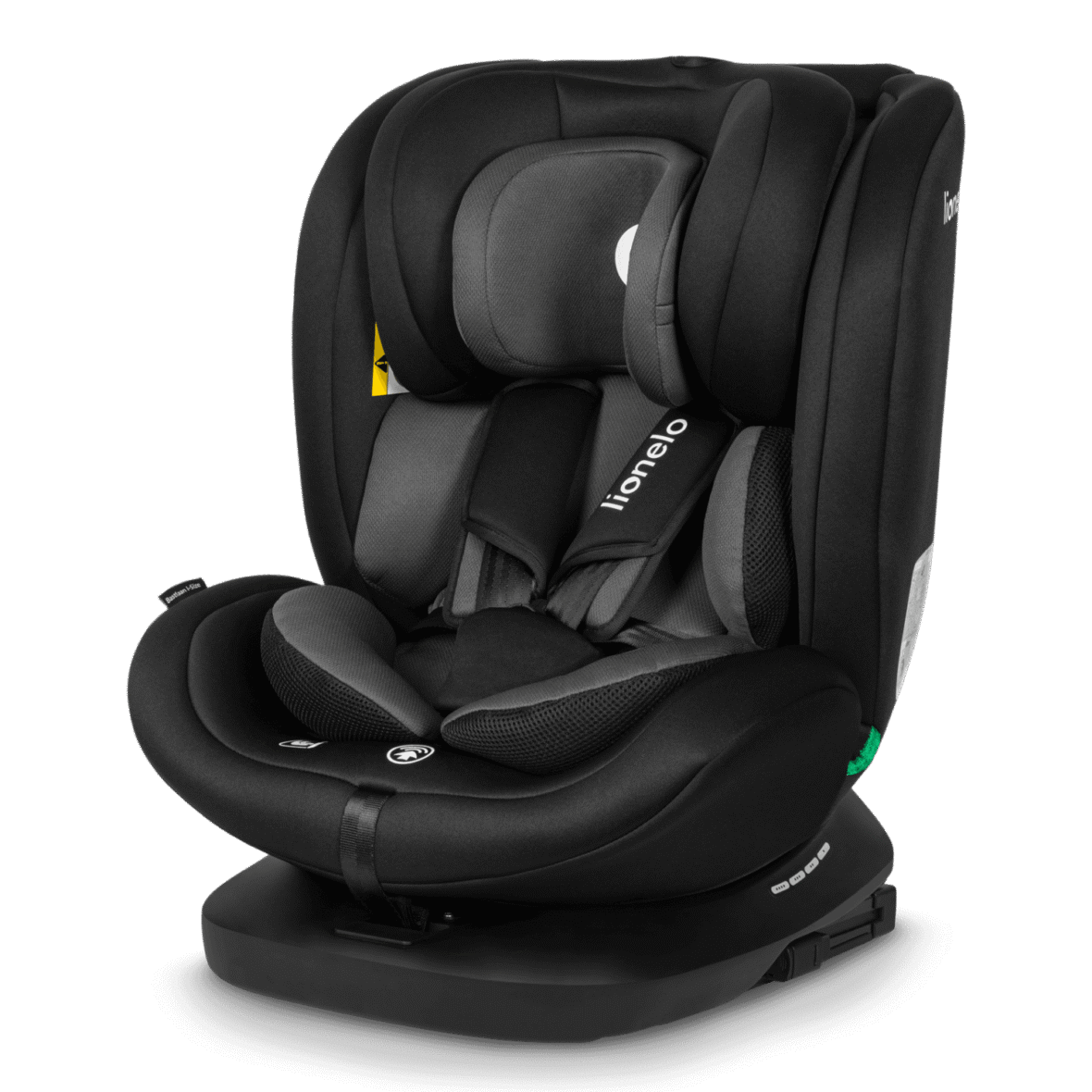 Lionelo Siège Bastiaan i-Size Black Grey -1- bebemaman