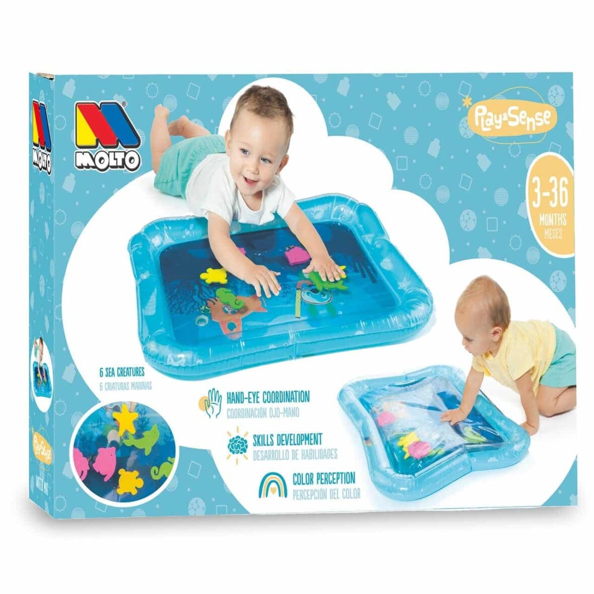 Molto Tapis de Jeu à Eau Gonflable pour Bébé – 5 – bebemaman