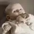 Nattou moufle de dentition silicone Argile bébé