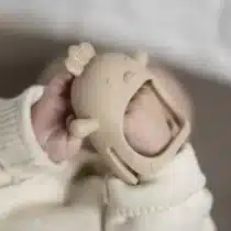 Nattou moufle de dentition silicone Argile bébé