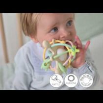 Nattou hochet de dentition en silicone Galaxy Pastel