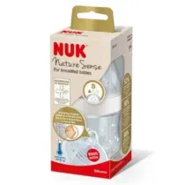 Nuk Biberon Nature Sense en Verre 120ml Blanc