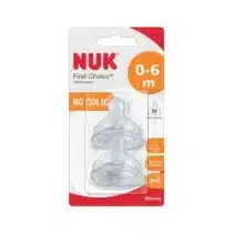 Nuk First Choice+ Tétine Anti-colic 0-6 mois x2