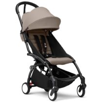 Poussette YOYO³ Stokke Pack 6M+ Taupe Cadre Noir