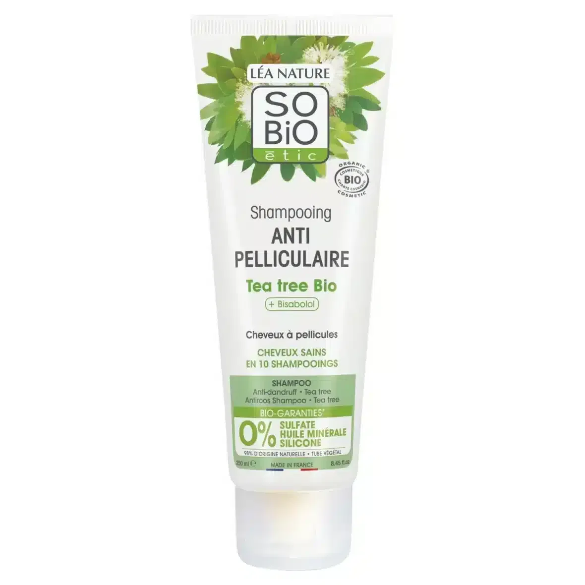 So Bio Shampoing Antipelliculaire Cheveux à pellicules Tea tree Bio