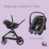 Maxi-Cosi Zelia S Trio Dark Grey : poussette 3-en-1 avec CabrioFix S i-Size, de la naissance à 4 ans. Livraison 24h au Maroc 🚀