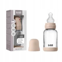 Bibs biberon en verre rond rose poudré 120 ml