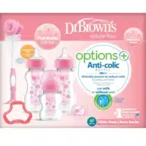 Dr. Brown's Pack Cadeau Anti-Colique Col Large Rose