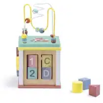Eurekakids Cube multi-activités en bois pour bébé 18 mois+