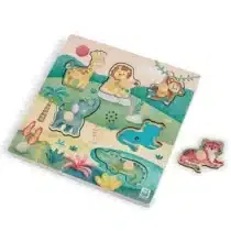 Eurekakids Puzzle Musical - Animaux de la Savane 12M+