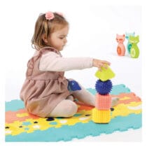 Ludi Coffret d’activités Tapis Quille Formes -4- bebemaman