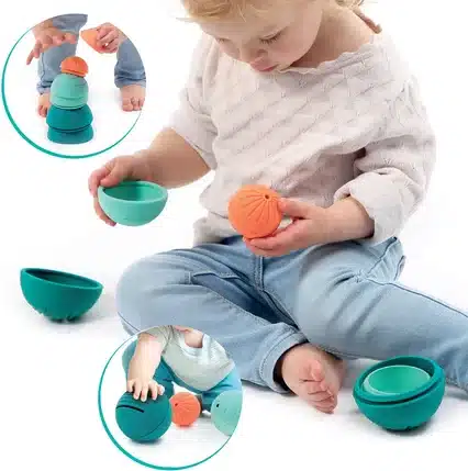 Ludi Jouet Ball in Ball Multicolore pour bébé -3- bebemaman