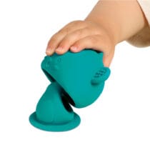 Ludi Swing Pop Animaux Rigolos à Ventouse pour Bébé - Vert Petrol