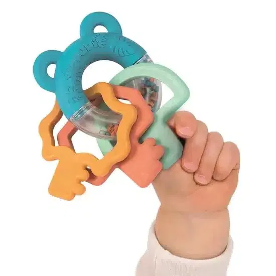 Ludi hochet de dentition clés multicolore -2- bebemaman