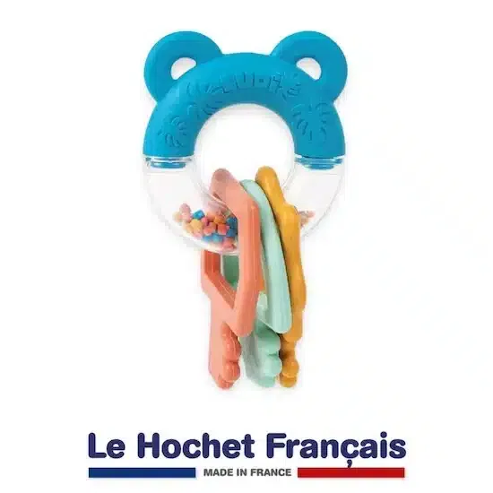 Ludi hochet de dentition clés multicolore -5- bebemaman
