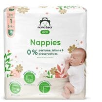 Mama Bear couches bébé écologiques taille 1 ultra absorbantes