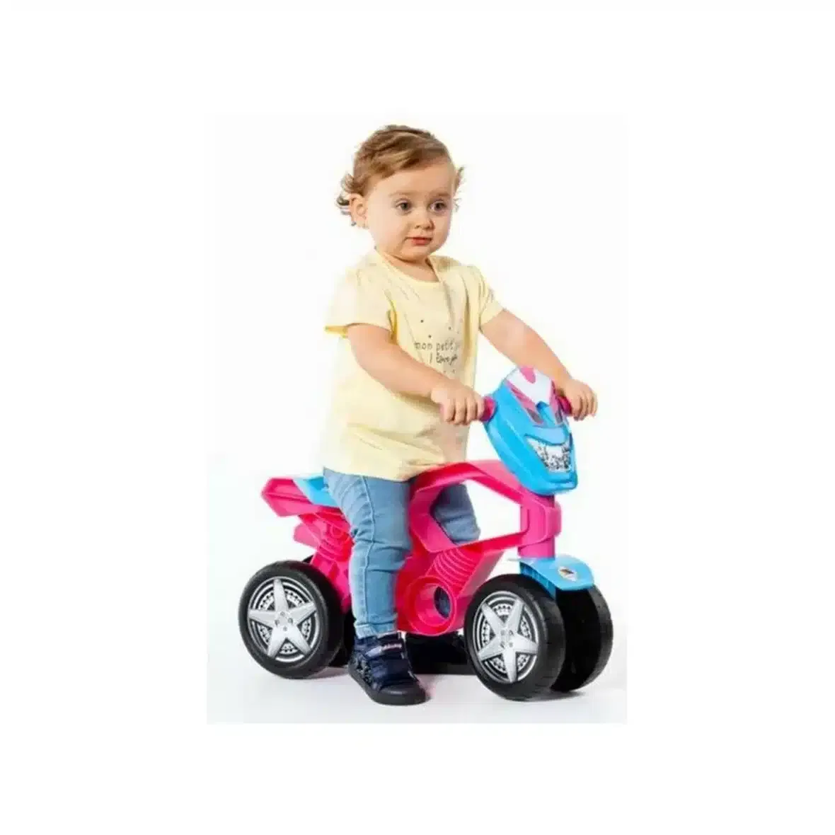 Molto Motocyclette Sans Pédales Cross Rose -2- bebemaman