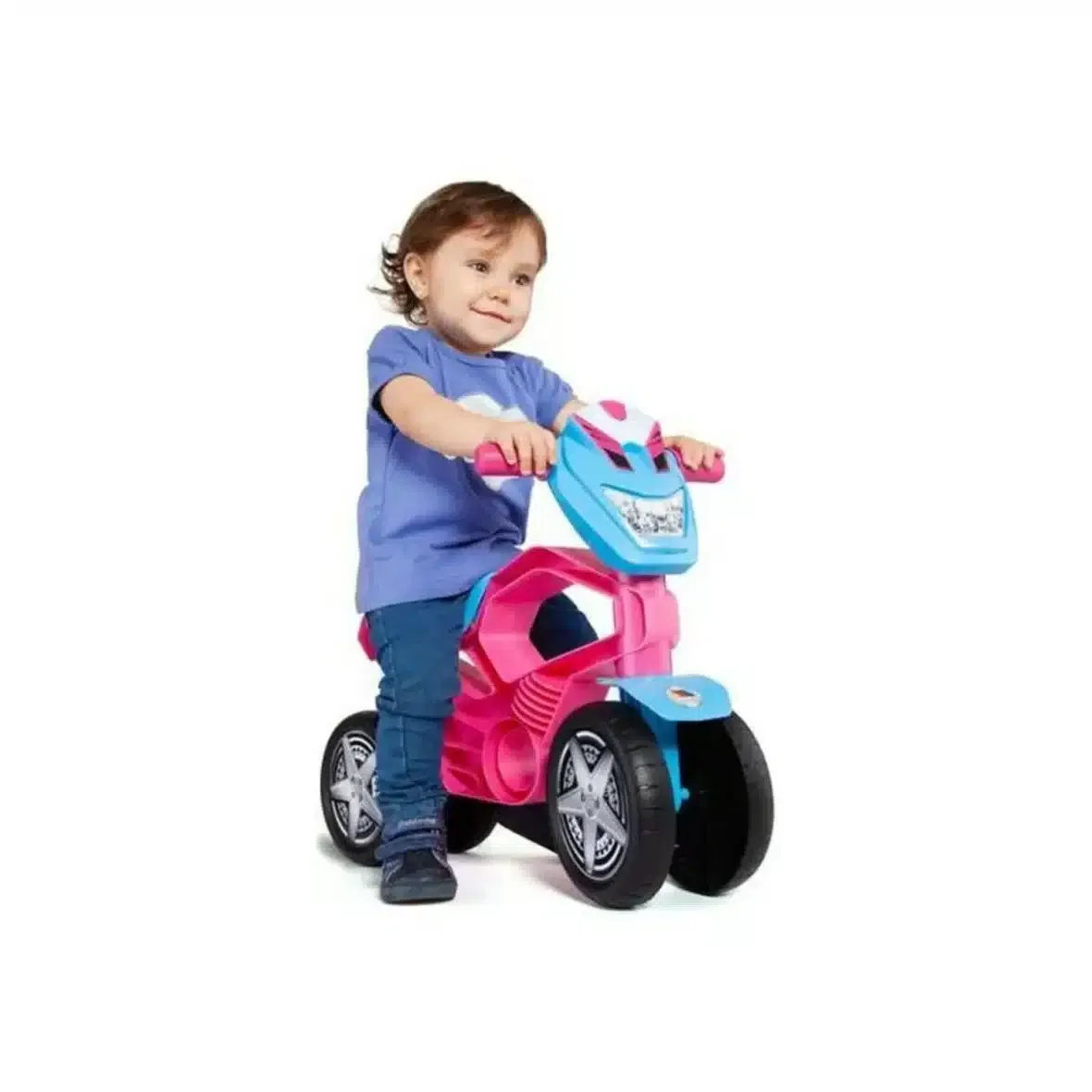 Molto Motocyclette Sans Pédales Cross Rose -4- bebemaman