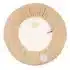 Nattou Tapis Teddy pouf avec arches naturel beige