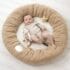 Nattou Tapis Teddy pouf avec arches naturel beige