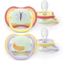 Philips Avent sucettes Ultra Air Nuit 0-6m Papillon Luciole