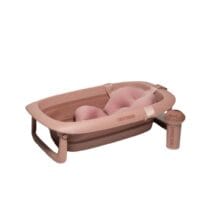 Twistshake Pack Baignoire + coussin + rince tête – Rose pale