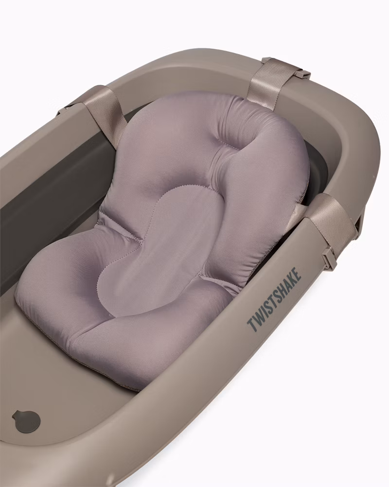 Twistshake Pack Baignoire + coussin + rince tête – Gris délavé -2- bebemaman