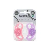 Twistshake sucette pacifier 6mois mauve rose