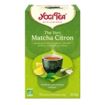 Yogi Tea Thé vert Matcha Citron
