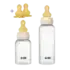 Bibs Pack Biberons ronds Grow and Flow en latex 150ml et 270ml - Ivoire