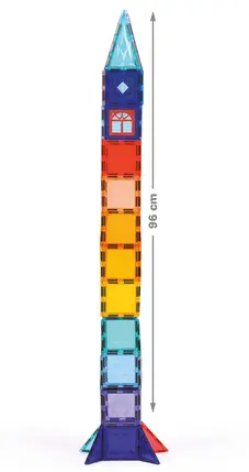 jeu de construction magnétique Ludi 100 pièces -3- bebemaman