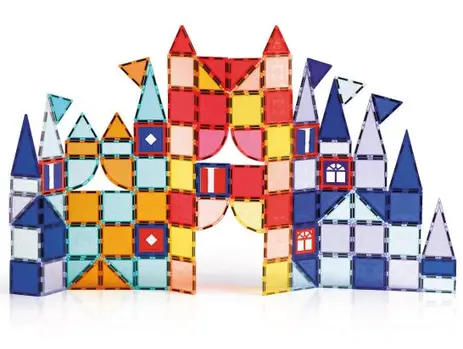 jeu de construction magnétique Ludi 100 pièces -5- bebemaman