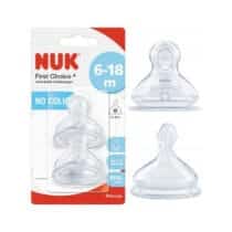 tétine anti-colique Nuk silicone 6-18 mois