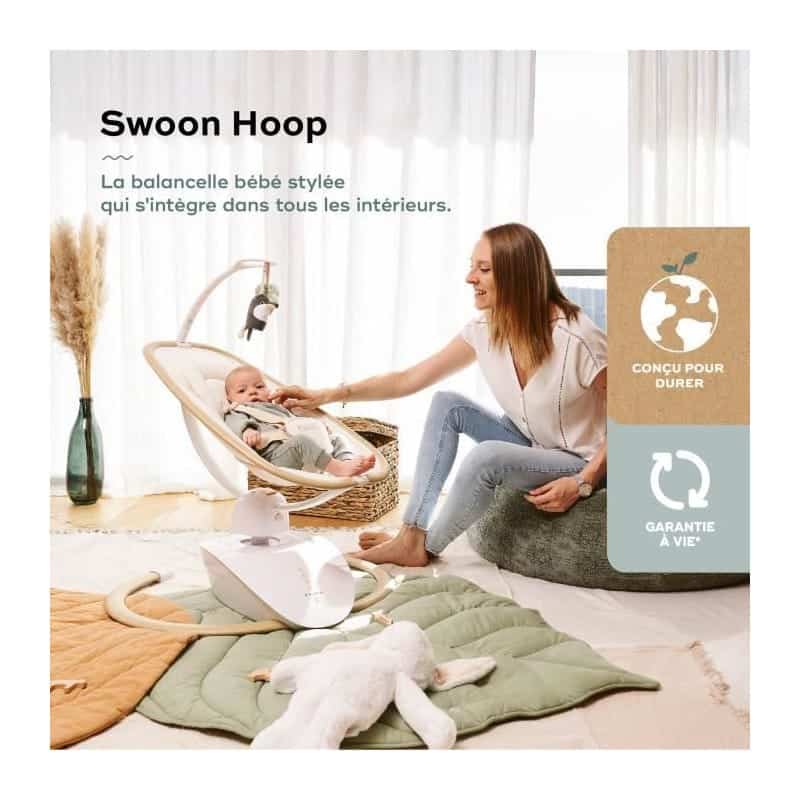 Babymoov Balancelle électrique Swoon Hoop Sand (4) bebemaman