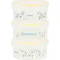 Badabulle 3 pots de conservation 300ml