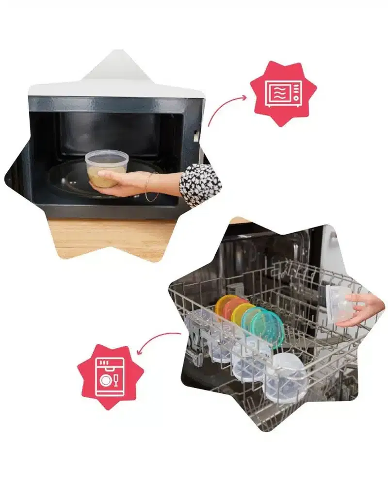 Badabulle pots de conservation 250ml (4) bebemaman